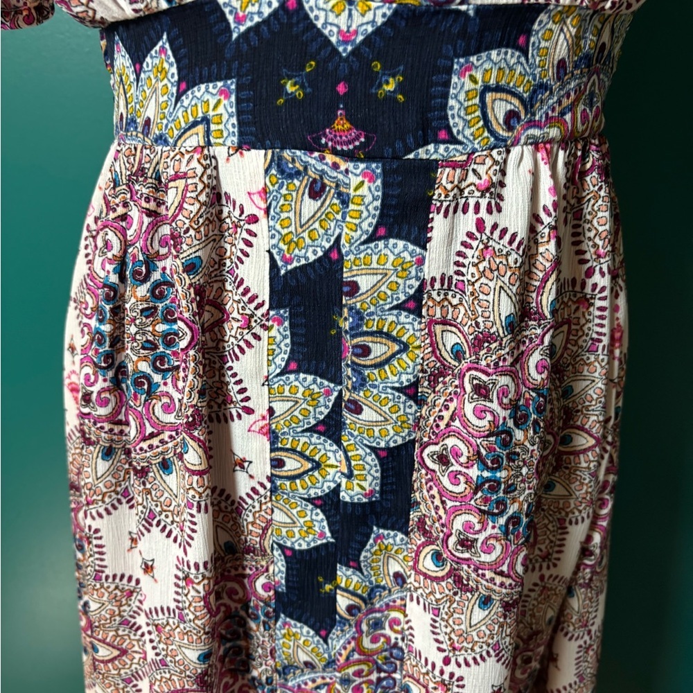 Altar'd State Multicolor Patterned Maxi Dress - image 4